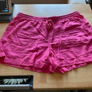 EDDIE BAUER linen blend shorts